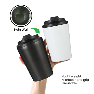 DEVINE Stainless Steel Double Wall Mug – 350ml