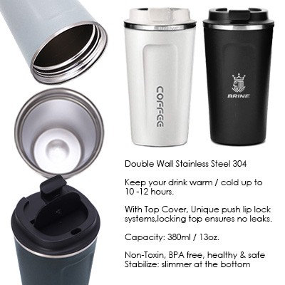 BREW SS Double Wall Mug – 380ml