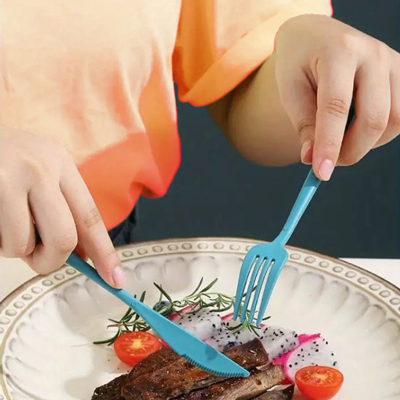 WHEAT 4-in-1 Colour Eco-Cutlery Set