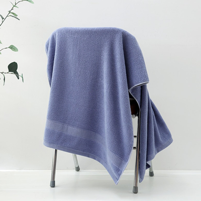Full Cotton Bath Towel with Drawstring Pouch (1400×700) – 380g