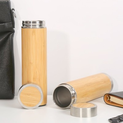 Bamboo Premium Stainless Steel Thermos - 500ml