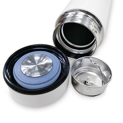 Premium Matt Stainless Steel Vacuum Thermos Flask - 480ml