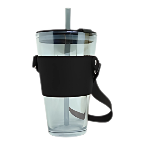 MONTE 3 Premium Color Glass Mug with PU Sleeve - 450ml