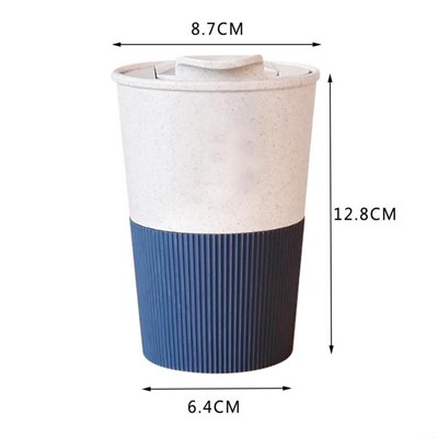 LATTE Eco-Wheat Tumbler with Silicone Holder - 350ml