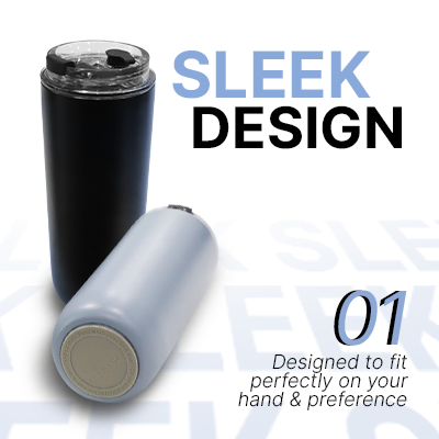 CASSEY Stainless Steel Thermos Tumbler – 580ml