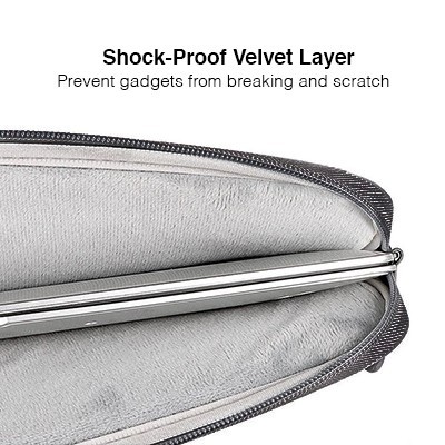 14" Polyester Water Repellent Laptop Pouch