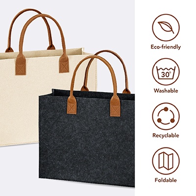 URBAN Felt Tone Tote Bag