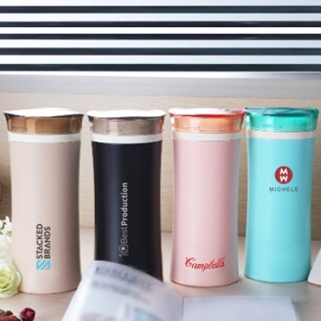 PP Dual Layer Insulated Vacuum Mug - 420ml
