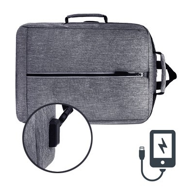 15.6'' REFLECT 2 Way Laptop Backpack with External USB Port
