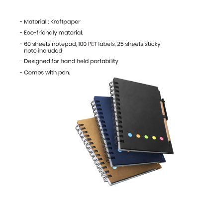 DOTT Eco-Notebook with Pen