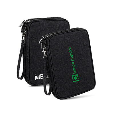 DUO Layer Travel iPad 10.8" Multi Gadget Pouch