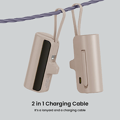PICO 2-in-1 Mini Power Bank - 5000mAh