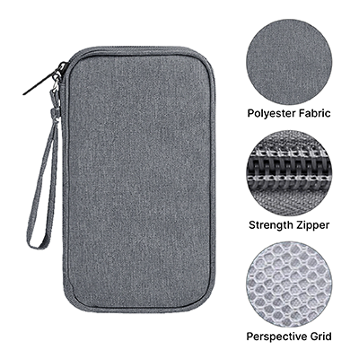 Water Repellent Polyester Gadget Pouch