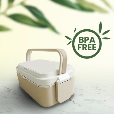 ECO Bamboo 2 Tier Lunch Box - 1200ml