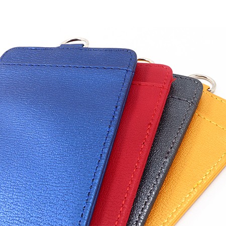 GEM Faux Leather Slim ID Tag Holder