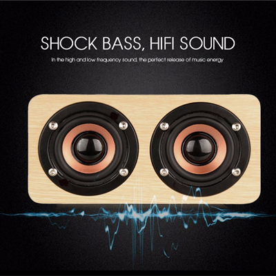 Nelson Wooden Bluetooth Speaker - 800mAh Battery