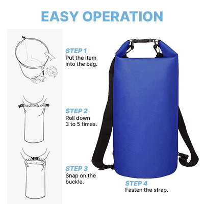 BEACH - Waterproof Polyester Dry Bag - 10L