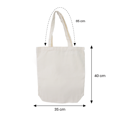 EZ Natural Canvas Bag - 6oz (400x350x100)
