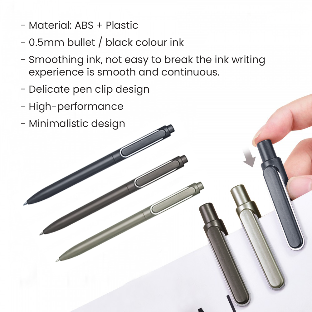 DELI Brand Press Action Gel Ink Pen
