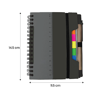 RULER Eco-Notebook Pen with Strap
