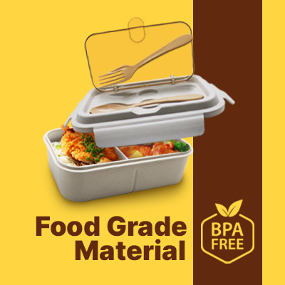 SWEET Eco-Wheat Lunch Box - 1200ml