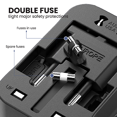 SMART Travel Adapter 2 Type-C 20W PD + 2 USB Charger