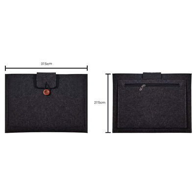 15.4'' Wool Felt Seminar Pouch