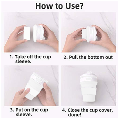 Collapsible Silicone Travel Cup Edition – 350ml