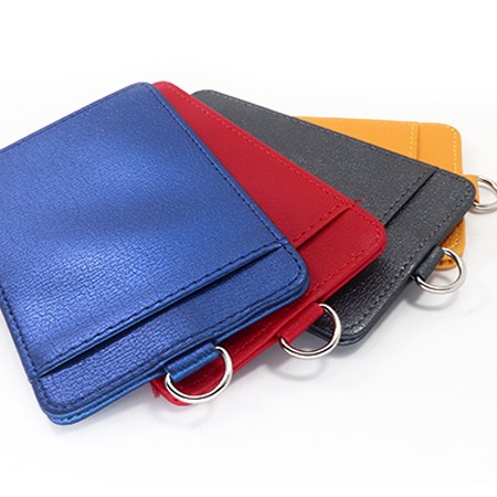 GEM Faux Leather Slim ID Tag Holder