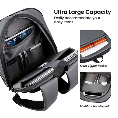 15.6" SLIM Expandable Laptop Backpack