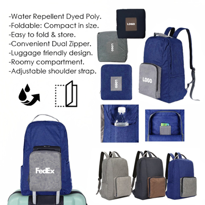 XL Holiday Foldable Canvas Travel Backpack