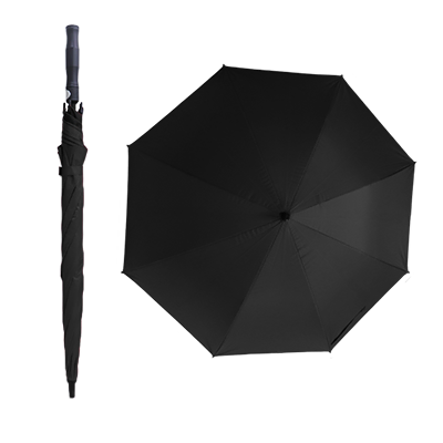 27" Auto-Open Inner Black Coated Quality Golf Big Umbrella