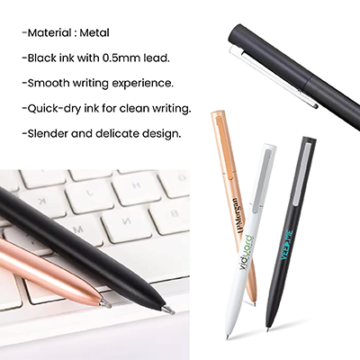 SU Premium Twist Action Metal Ball Pen