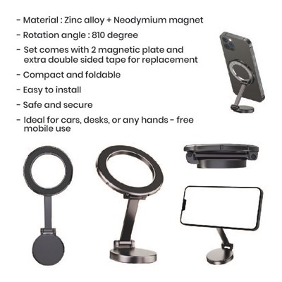 SNAP 810° Magnetic Phone Holder