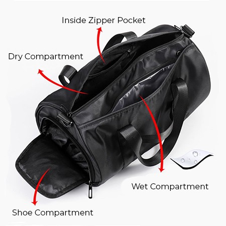 SPRINT Travel Oxford Duffel Gym Bag