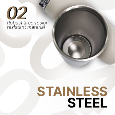 CASSEY Stainless Steel Thermos Tumbler – 580ml