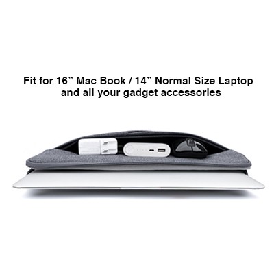 14" Polyester Water Repellent Laptop Pouch