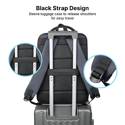 15.6" DOLLY Laptop Backpack with External USB Port
