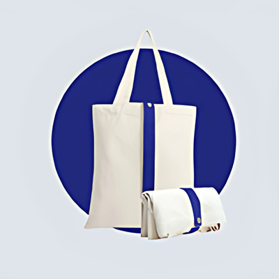 COLOR Strap Foldable Canvas Bag – 8oz (340×400)