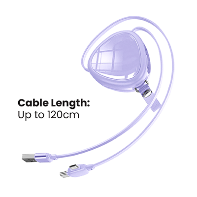 BLISS 3-in-1 Retractable USB Fast Charging Cable