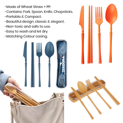 Premium 4-in-1 Colour Cutlery Set
