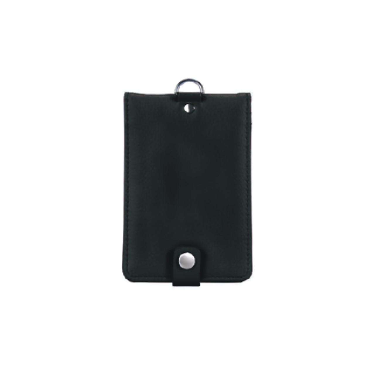 Smooth PU ID Holder Flip Open Wallet