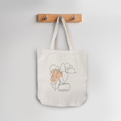 EZ Natural Canvas Bag - 6oz (400x350x100)
