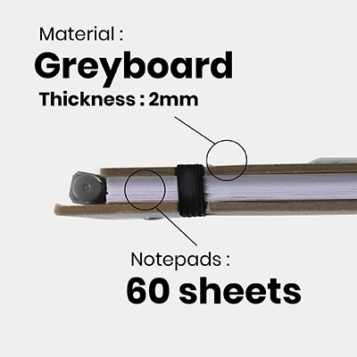 RULER Eco-Notebook Pen with Strap