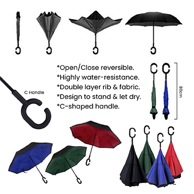 23" Open Reversible Quality Umbrella