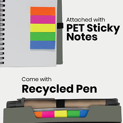 RULER Eco-Notebook Pen with Strap