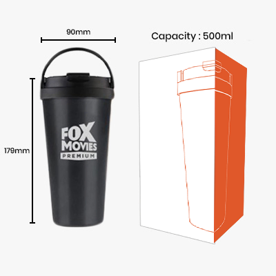 AUTUMN Stainless Steel Coffee Mug - 500ml