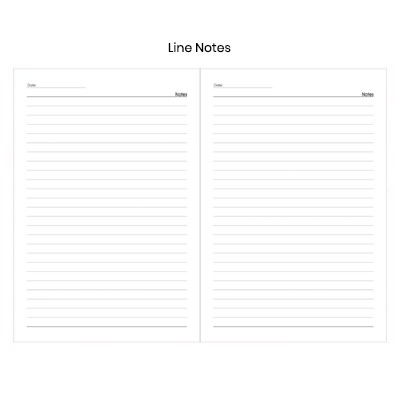 PU Fabric Hard Case A5 Notebook