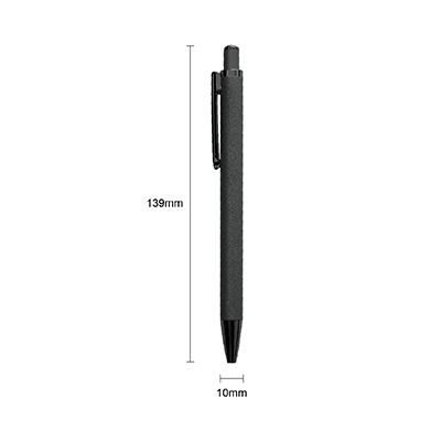 CHROME Coated Aluminum Push Action Ball Pen