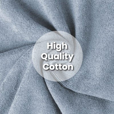 LUFY Full Cotton Bath Towel with Drawstring Pouch (1400x700) - 380g